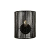 Sieninis šviestuvas FORESTO 3, 6144, AC220-240V, 50/60Hz, 1*E27, maks. 40W, juodas