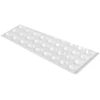 GTV Silikoninės pagalvėlės baldams, 10x3mm, skaidrios, 100 vnt.