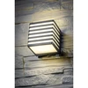 Lauko sieninis LED šviestuvas SIROLO, 10W, 1000lm, 4000K, IP54, Juodas, GTV