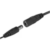 USB A+C lizdo įkroviklis 24W su maitinimo šaltiniu, juodas