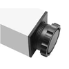 Square aliuminio table leg with regulation foot