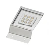 Square LED luminaire for calderon cabinet, 12V, 9 led, warm baltas, satin