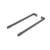 Square longitudinal rail for AXISPRO drawers 250mm anthracite