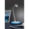 GTV Stalinė lempa GALACTIC LED, 5W, 240lm, 5V DC, 4000K, RGB pagrindas, USB įkrovimas, baltas