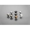 Steel knob BERGAMO aliuminio