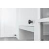 Steel knob BERGAMO juodas chrome