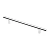 GTV Steel Plieninė relingavimo rankena, ilgis 304 mm, gylis 224 mm, chromuota