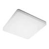 Šviestuvas BESA LED, 24W, 2400lm, 175-250VAC, Ra>80, IP54, PC+PC, IK10, 120°, 3000K, kvadr