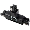 GTV T Reguliuojama jungtis X-RAIL trifazėms šynoms, 166x101 mm, vidinė/išorinė, dešinė, juoda