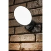 GTV LED fasado šviestuvas su judesio jutikliu TERRO, 10W, 1200lm, IP54, AC220-240V, 50/60Hz, 4000K, juodas, LD-TER10WBPIR-10