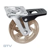 Transparent caster B75 with brake