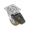 Transparent caster ruda B50 with brake