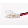Transparent connectors for 8mm COB tapes with 2m cable