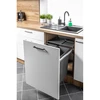 Trash bin for cabinet 400mm, front mounting, side mounting, slide H45, anthracite