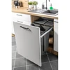 Trash bin with front mounting on slide H45 2x34l for cabinet 600 mm anthracite