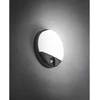 TULON luminaire with motion sensor, LED, 15W, 1350lm, 4000K, AC220-240V, IP54, round, blac