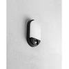 TULON luminaire with motion sensor, LED, 15W, 1350lm, 4000K, AC220-240V, IP54, oval, juodas