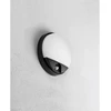 TULON luminaire with motion sensor, LED, 15W, 1350lm, 4000K, AC220-240V, IP54, round, blac