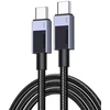 Ugreen ML USB įkrovimo laidas USB-C į USB-C PD L512 (pilkas), 3 m (Pažeista pakuotė)