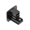 GTV Universalus galinis dangtelis trifazėms X-RAIL šynoms, 35x31 mm, juodas