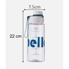 Vandens gertuvė su sieteliu, Hello, 650 ml, balta