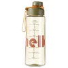 Vandens gertuvė su sieteliu, Hello, 650 ml, žalia