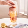 Vandens gertuvė su sieteliu, Hello, 650 ml, rožinė