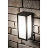 VASTI façade luminaire, E27, MAX. 12W, IP54, AC220-240V, 50/60Hz, juodas