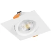 VOLARE Downlight, LED, 9W, 720lm, CCT, AC220-240V, IP20, Square, Baltas