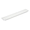 W80 grille, rectangular, 80 x 480, brushed steel