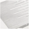 GTV Ventiliacinės grotelės, 480 x 80 mm, šlifuoto plieno spalvos
