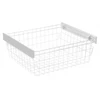 Wardrobe basket SMART 600mm (set without guides) - baltas