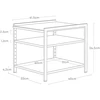 Yamazaki Organizatorius po plautuve Tower baltas