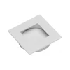Zamak flush pull handle B226 square baltas