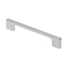 Zamak handle 819 C=128mm aliuminio