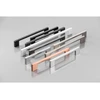 Zamak handle 819 C=128mm satin