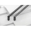 Zamak handle BAGIO C=160 mm antique sidabrinis