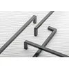 Zamak handle BAGIO C=160 mm juodas matt
