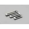 Zamak handle E6 C=128mm brushed steel
