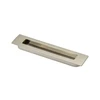Zamak handle E6 C=128mm brushed steel