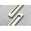 Zamak handle E6 C=160mm aliuminio