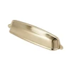 Zamak handle EVER C = 128 mm champagne