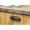 Zamak handle EVER C = 128 mm juodas matt
