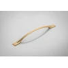 Zamak handle FLOW C = 128 mm champagne