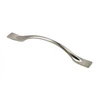 Zamak handle FLOW C = 128 mm inox