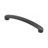 Zamak handle GENOA, length 128 mm, juodas mat