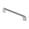 Zamak handle MILANO C=128 aluminum