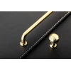 Zamak handle NORD C = 128 mm shiny auksinis