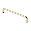 Zamak handle NORD C = 192 mm shiny auksinis