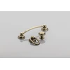 Zamak handle RENNES C=96mm antique brass